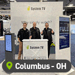 L'équipe System TV sur son stand au salon IPMI de Columbus, Ohio