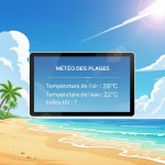 Préparez l'été : Découvrez le flux Météo des Plages pour vos écrans !