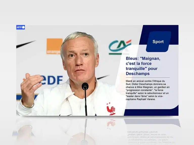 Flux Évènement sportif sur écran d’affichage dynamique